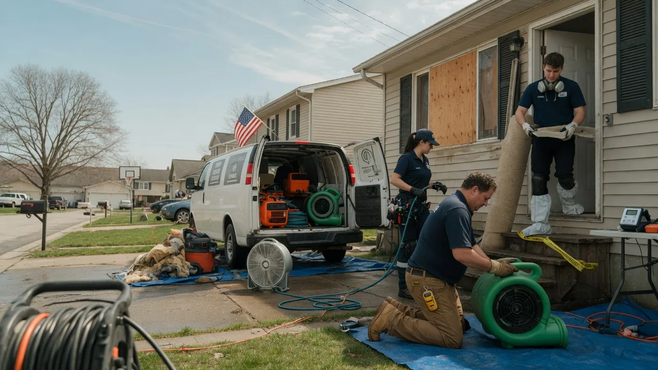 Water Damage Restoration in Paradise, KS near me